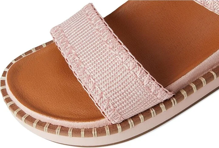 Lucky Brand Ullaniah Platform Ankle Strap Sandals Women's Sandals Blush : 11 B - Medium, Textile - Image 7