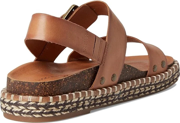 Lucky Brand Umora Women's Sandals Latte : 6.5 M, Leather - Image 4