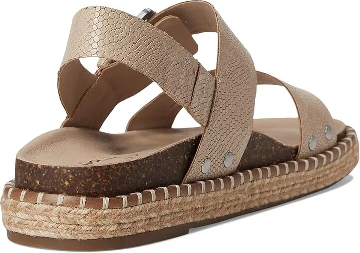 Lucky Brand Umora Women's Sandals Smoke Grey : 6.5 M, Leather - Image 4