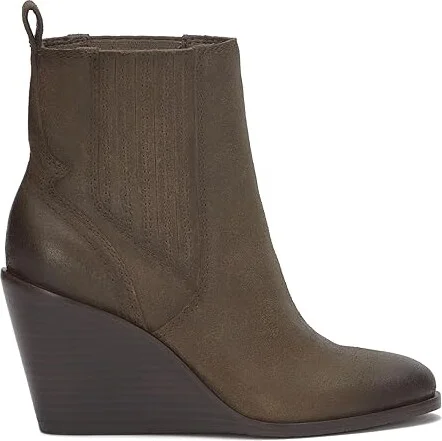 Lucky Brand Wilano Women's Boots Desert Palm/Desert Palm : 8 M, Rubber/Suede - Image 6