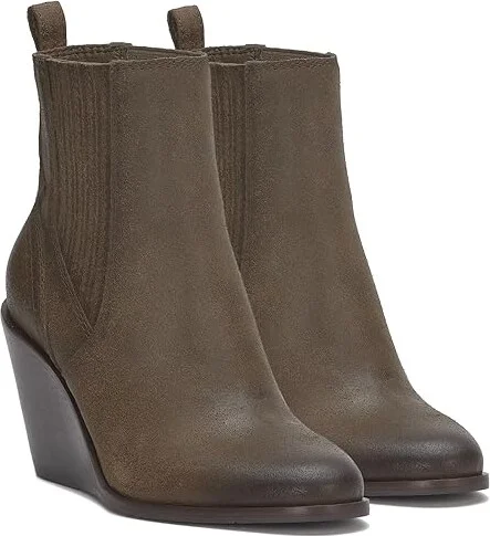 Lucky Brand Wilano Women's Boots Desert Palm/Desert Palm : 8 M, Rubber/Suede