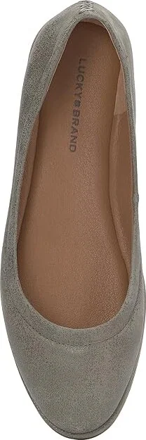 Lucky Brand Wimmie Women's Flat Shoes Titanium : 9.5 B - Medium, Rubber - Image 2
