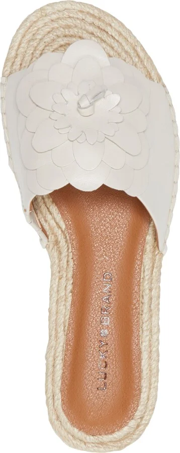 Lucky Brand Women's Biricha Flower Flat Sandals - Image 4