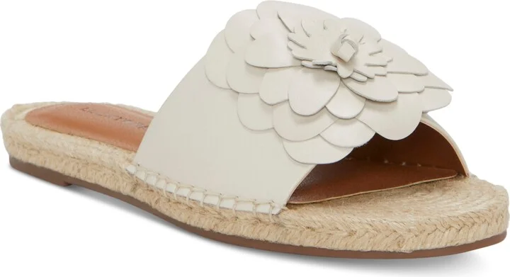 Lucky Brand Women's Biricha Flower Flat Sandals