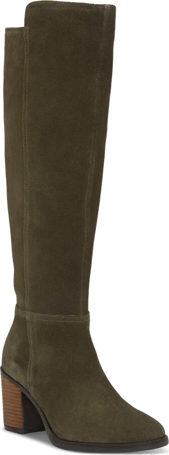 Khaki Green Suede