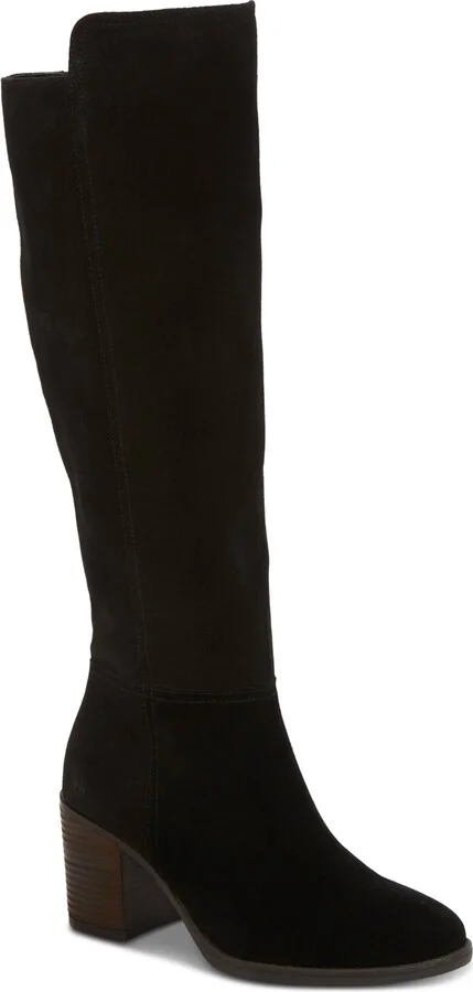 Lucky Brand Women's Bonnay Knee-High Block-Heel Boots
