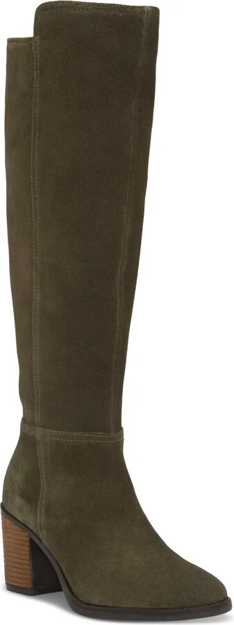 Khaki Green Suede