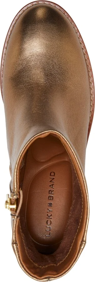 Lucky Brand Women's Caddier Block-Heel Dress Booties - Image 8