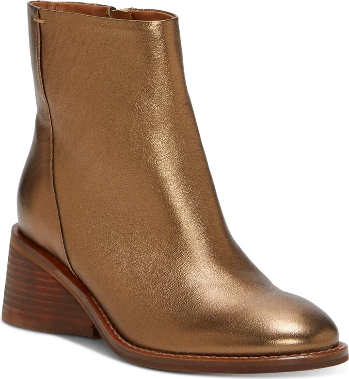 Bronze Metallic Leather