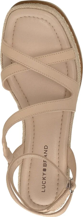Lucky Brand Women's Carolie Strappy Espadrille Wedge Sandals - Image 8