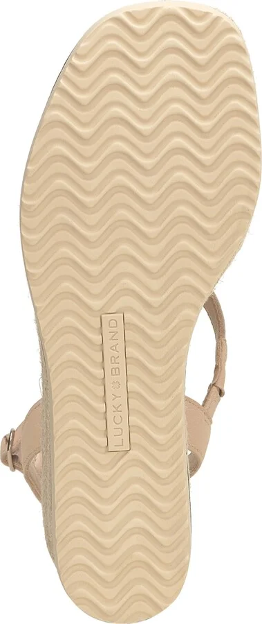 Lucky Brand Women's Carolie Strappy Espadrille Wedge Sandals - Image 9