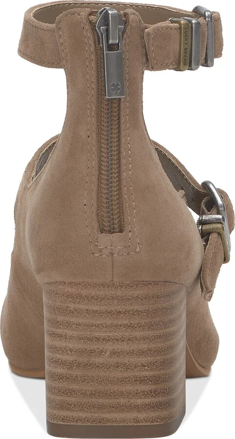 Lucky Brand Women's Cemli Double-Strap Mary Jane Block-Heel Pumps - Image 7