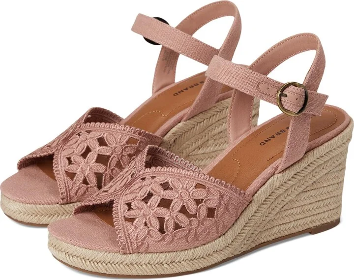 Lucky Brand Women's Coyna Floral Espadrille Wedge Sandals