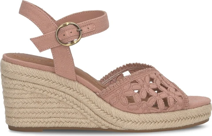 Lucky Brand Women's Coyna Floral Lace Platform Espadrille Wedge Sandals - Image 2