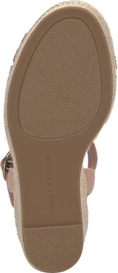 Lucky Brand Women's Coyna Floral Lace Platform Espadrille Wedge Sandals - Image 5