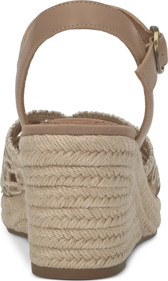 Lucky Brand Women's Coyna Floral Lace Platform Espadrille Wedge Sandals - Image 7