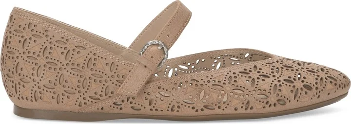 Lucky Brand Women's Cyrena Eyelet Mary Jane Ballet Flats - Image 2