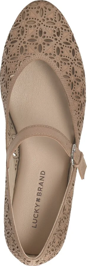 Lucky Brand Women's Cyrena Eyelet Mary Jane Ballet Flats - Image 4