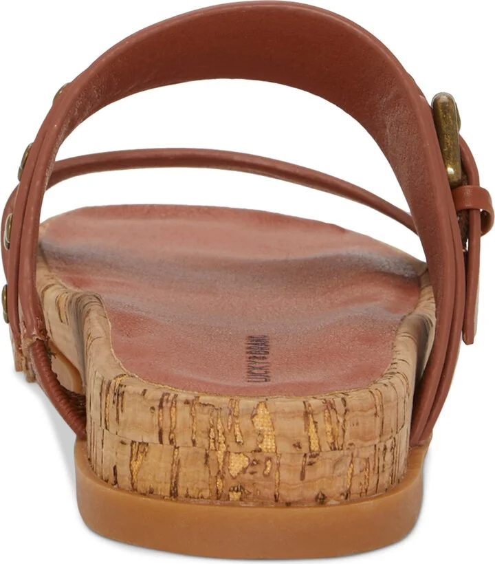Lucky Brand Women's Dineesa Double Band Slip-On Footbed Sandals - Image 7