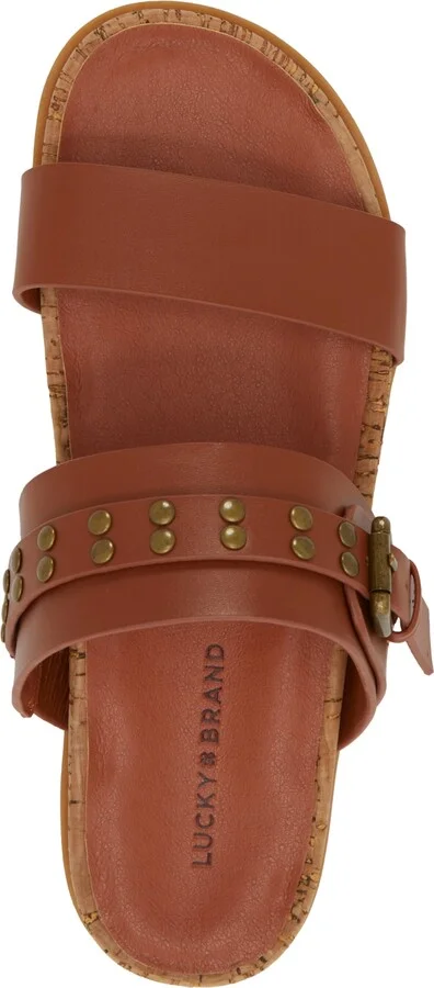 Lucky Brand Women's Dineesa Double Band Slip-On Footbed Sandals - Image 8