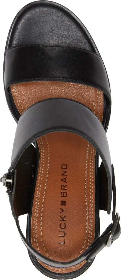 Lucky Brand Women's Dinzin Two-Strap Block-Heel Sandals - Image 4