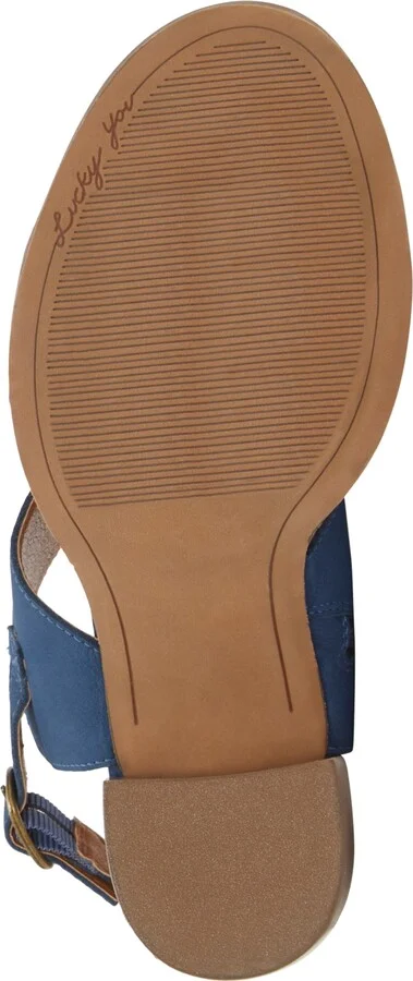 Lucky Brand Women's Dinzin Two-Strap Block-Heel Sandals - Image 9