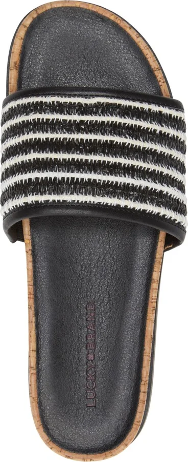 Lucky Brand Women's Dylina Cork Platform Slide Sandals - Image 8