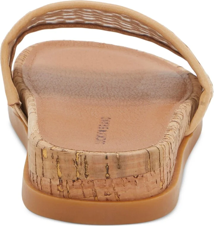 Lucky Brand Women's Dylina Cork Platform Slide Sandals - Image 11