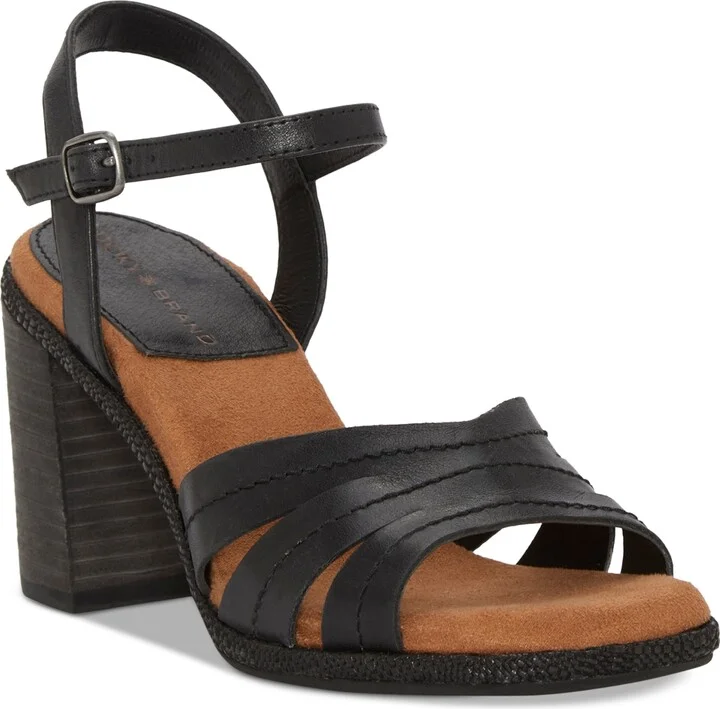 Lucky Brand Women's Fanesa Strappy Block-Heel Dress Sandals