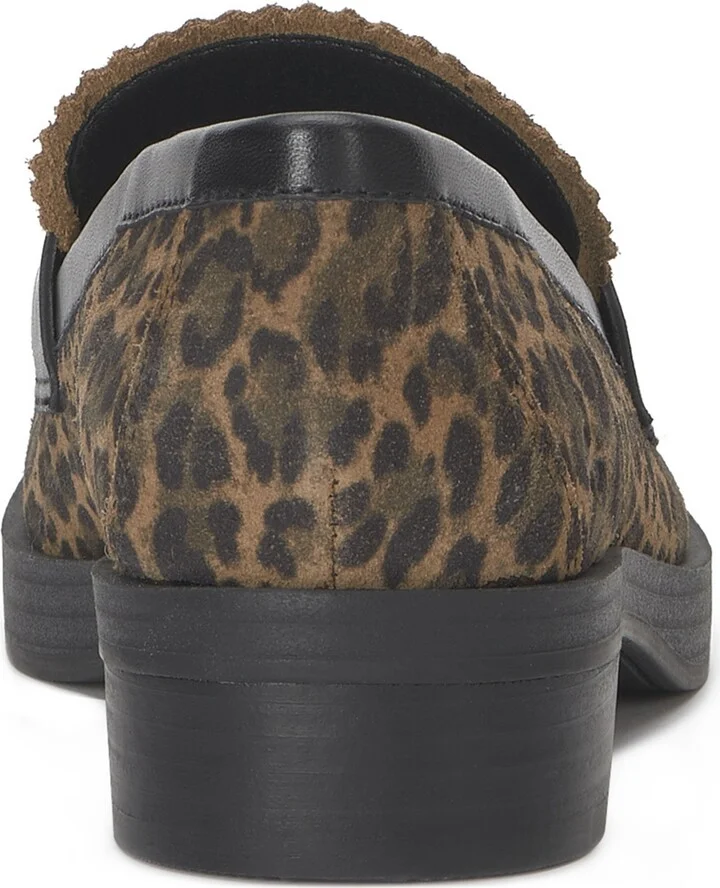 Lucky Brand Women's Floriss Tailored Penny Loafers - Natural Leopard/Black - Image 3