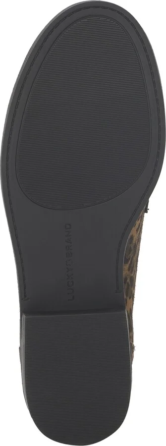 Lucky Brand Women's Floriss Tailored Penny Loafers - Natural Leopard/Black - Image 5