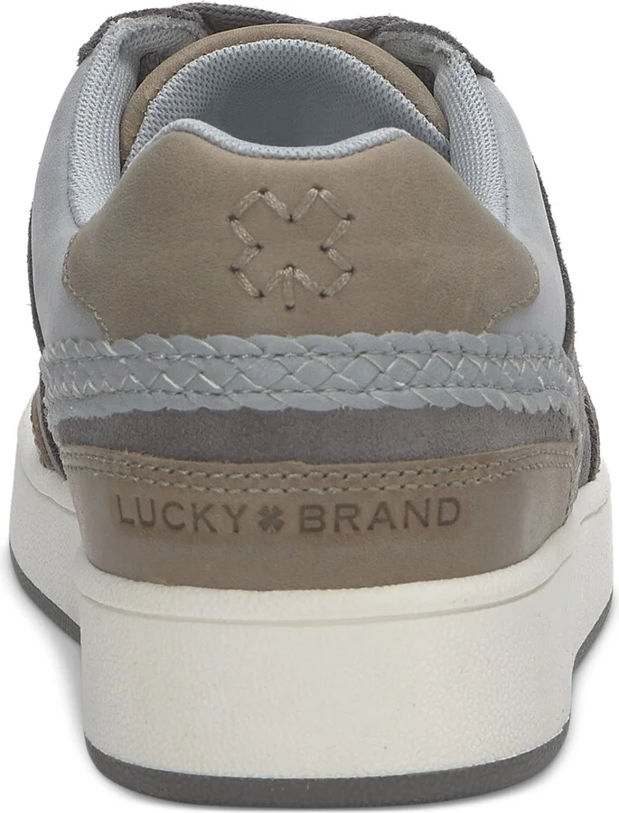 Lucky Brand Women's Halinna Court Lace-Up Sneakers - Bone Dessert/Brown Multi - Image 7