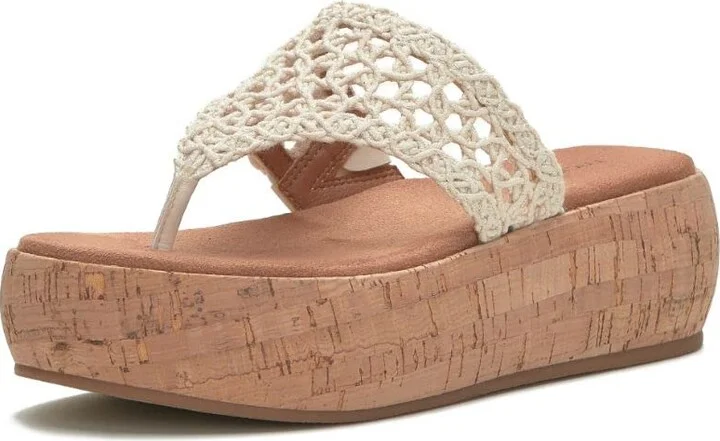 Lucky Brand Women's Jaslene Platform Thong Sandal Wedge