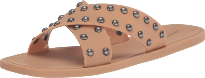 Lucky Brand Women's Julina Studded Flat Sandal