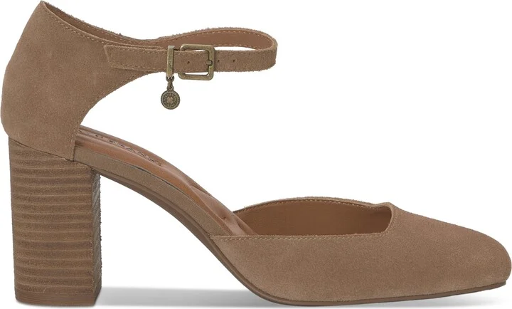Lucky Brand Women's Kanira Square-Toe Stacked Heel Pumps - Image 10