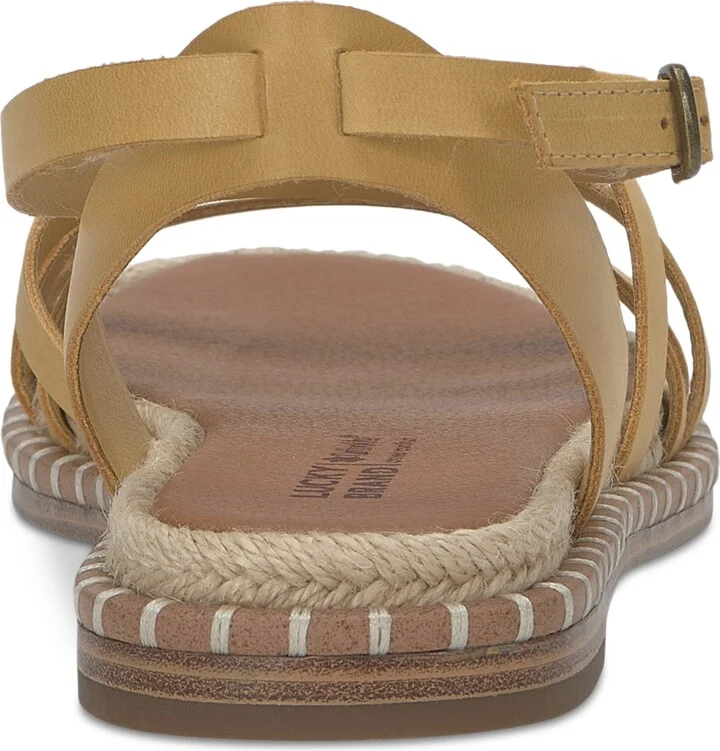 Lucky Brand Women's Kielly Strappy Whipstitch Flat Sandals - Image 3