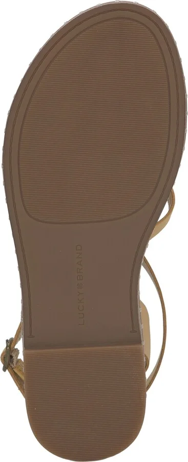 Lucky Brand Women's Kielly Strappy Whipstitch Flat Sandals - Image 5