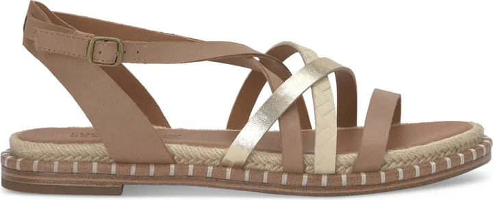 Lucky Brand Women's Kielly Strappy Whipstitch Flat Sandals - Image 6