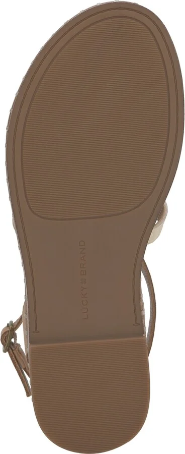 Lucky Brand Women's Kielly Strappy Whipstitch Flat Sandals - Image 9