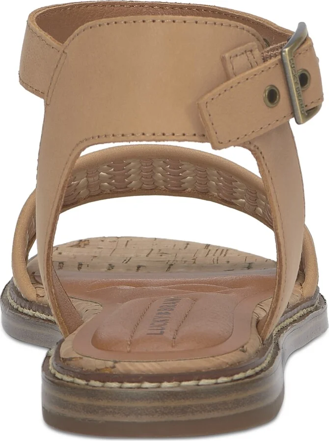 Lucky Brand Women's Kimaya Ankle-Strap Flat Sandals - Image 3