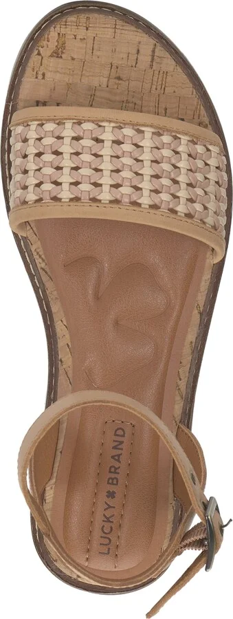 Lucky Brand Women's Kimaya Ankle-Strap Flat Sandals - Image 4