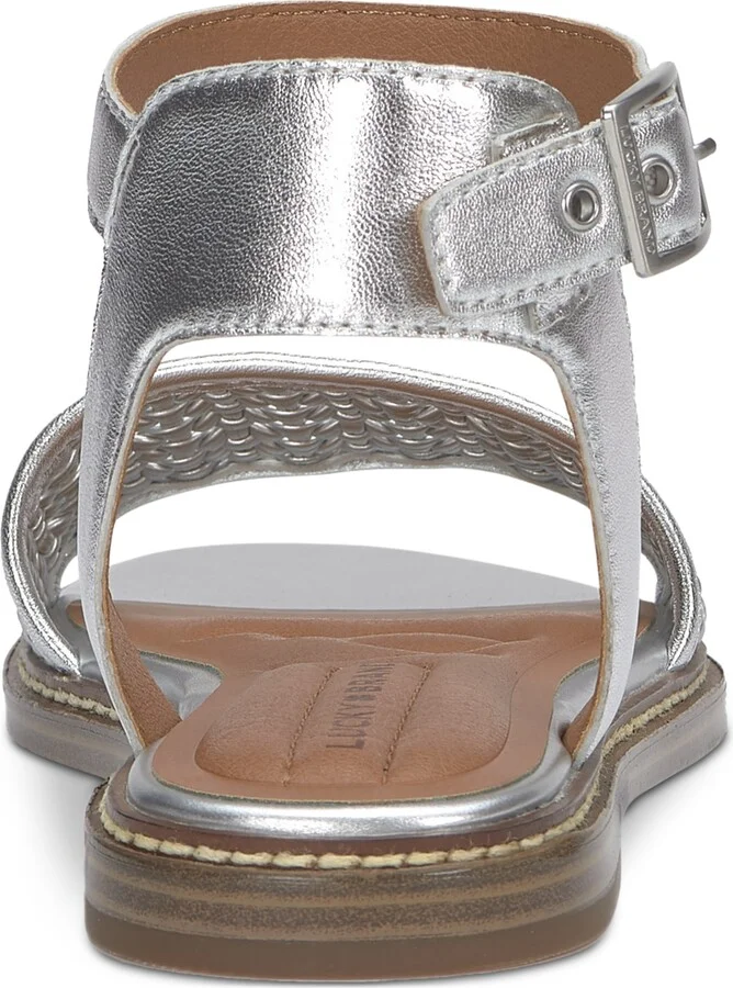 Lucky Brand Women's Kimaya Ankle-Strap Flat Sandals - Image 7