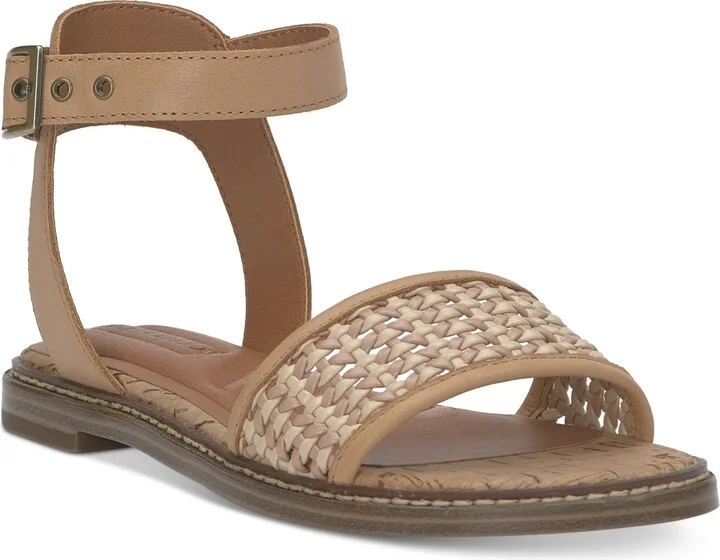 Lucky Brand Women's Kimaya Ankle-Strap Flat Sandals