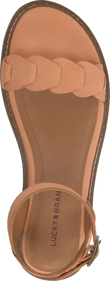 Lucky Brand Women's Kyndall Ankle-Strap Flat Sandals - Image 4