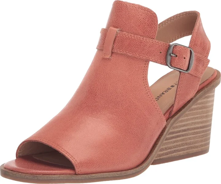 Lucky Brand Women's Labradite Strappy Stack Heel Sandal Heeled
