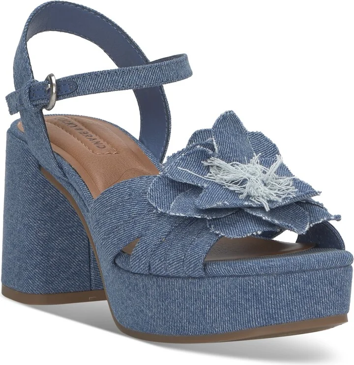 Lucky Brand Women's Marrika Block-Heel Platform Dress Sandals