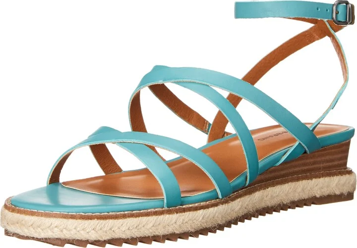 Lucky Brand Women's Nemelli Strappy Wedge Sandal Platform