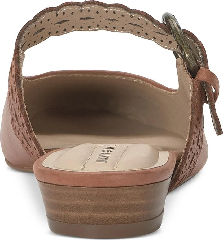 Lucky Brand Women's Nicona Eyelet Buckle Mule Flats - Image 3