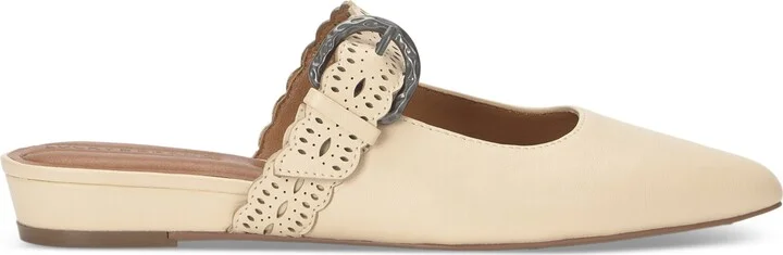 Lucky Brand Women's Nicona Eyelet Buckle Mule Flats - Image 6