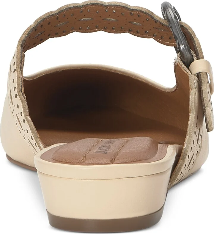 Lucky Brand Women's Nicona Eyelet Buckle Mule Flats - Image 7